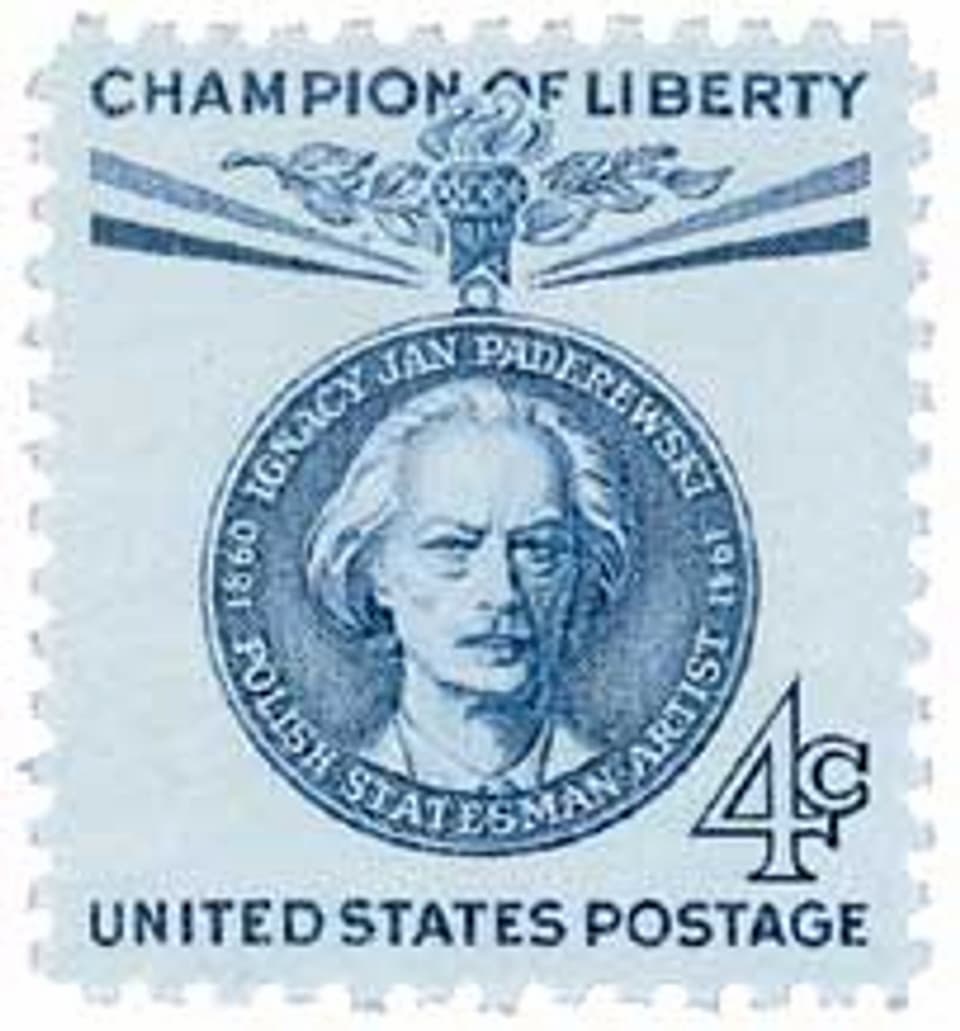 Ignacy J. Paderewski stamp 2