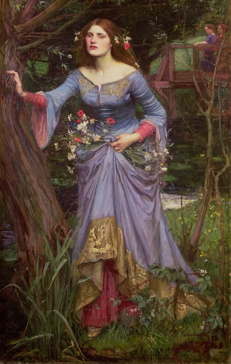 John William Waterhouse: Ophelia, 1910