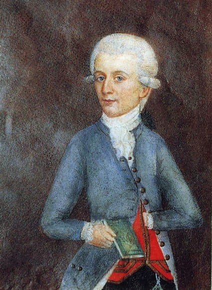 Johann Nepomuk della Croce: Mozart, 1780 (Vienna: Mozarthaus)