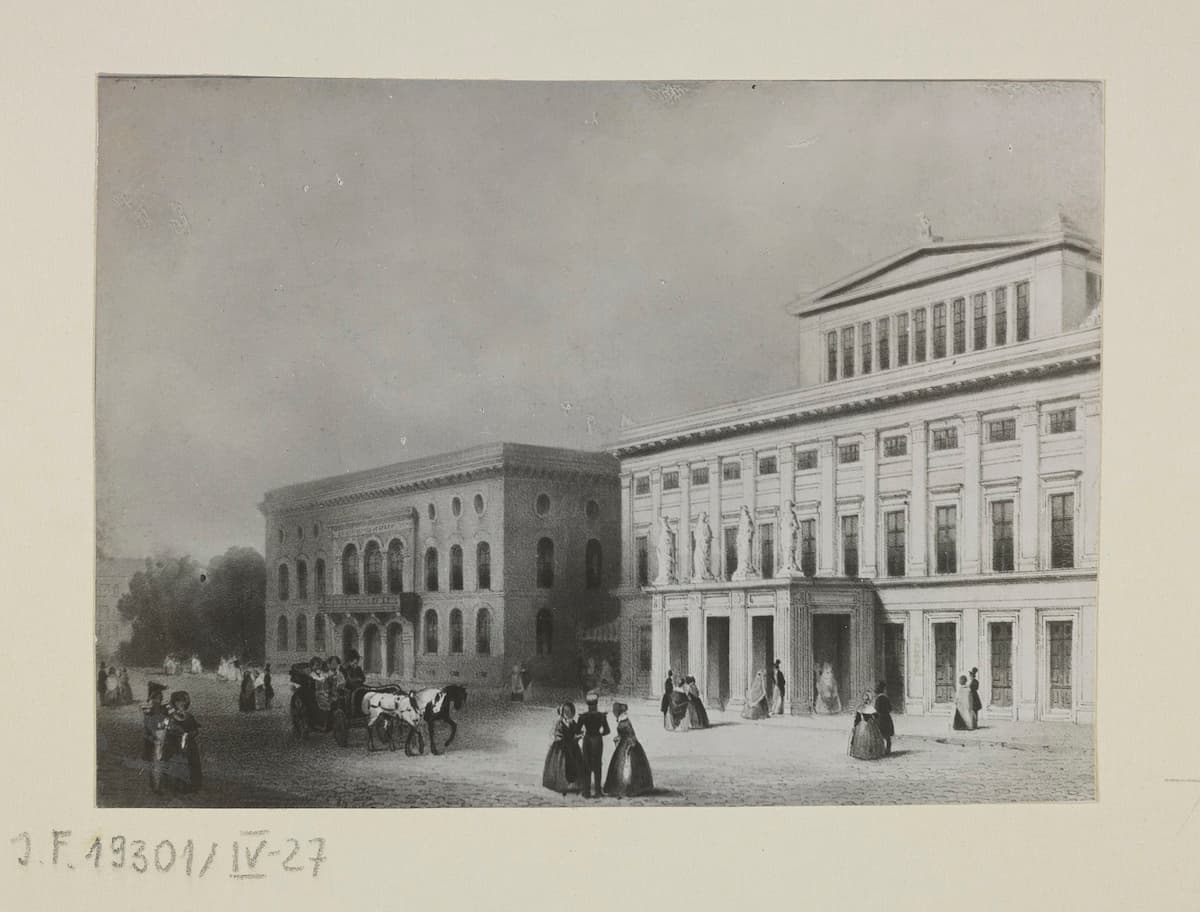 Breslau Opera, Historical image from 1910