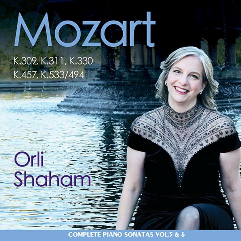 Mozart's sonata (Orli Shaham, piano) album cover