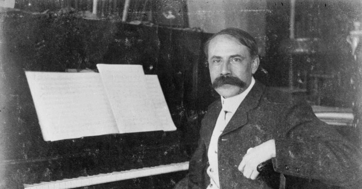 At the Piano With Sir Edward Elgar