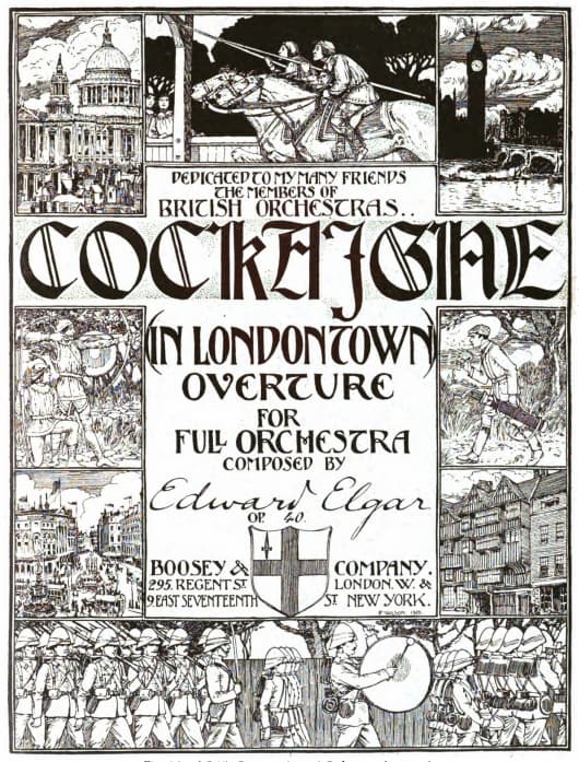 Elgar: Cockaigne, Boosey & Co.,1901 (Harvard University Libraries)