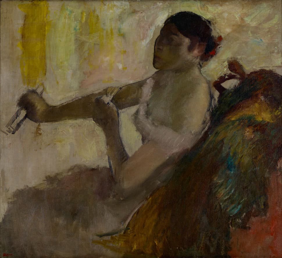 Edgar Degas: Portrait of Rose Caron