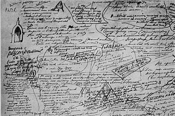 Dostoevsky's notes for chapter 5 “The Brothers Karamazov”