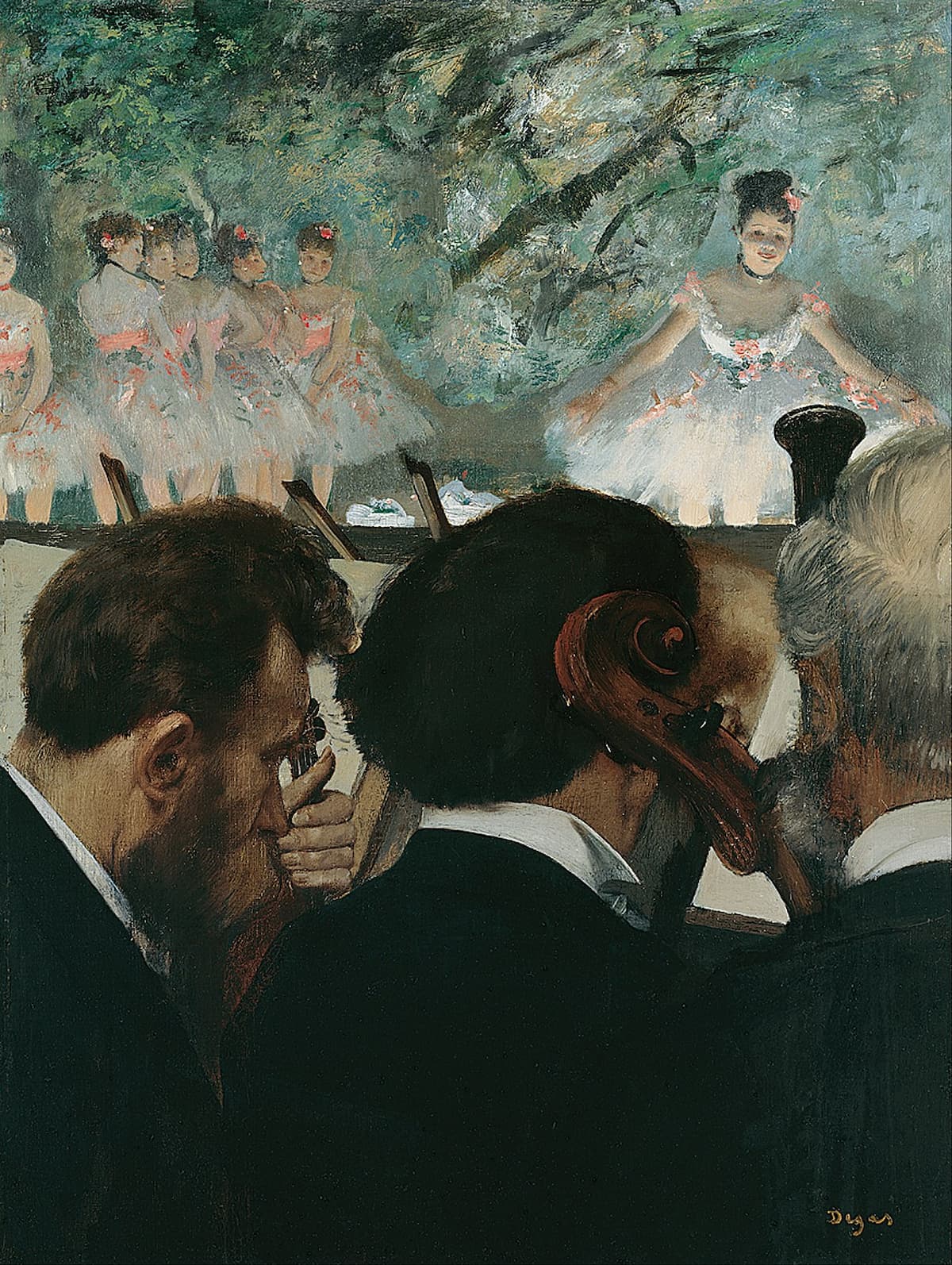 Edgar Degas: Orchestra Musicians