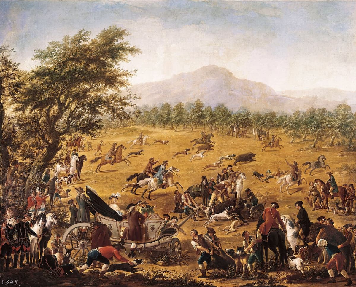 Francisco Celebrano: Monteía (Hunting), c. 1765 (Museo del Prado)