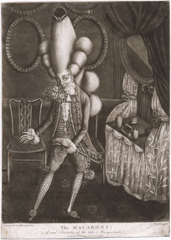 Philip Daw: The Macaroni, 1773