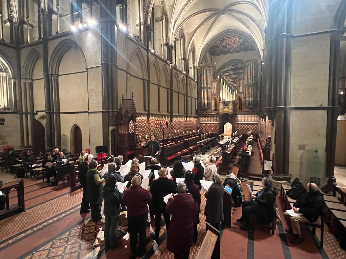 Rochester Choral Society in Rochester Cathedral