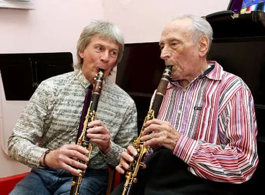 Richard Stoltzman and Kalmen Opperman