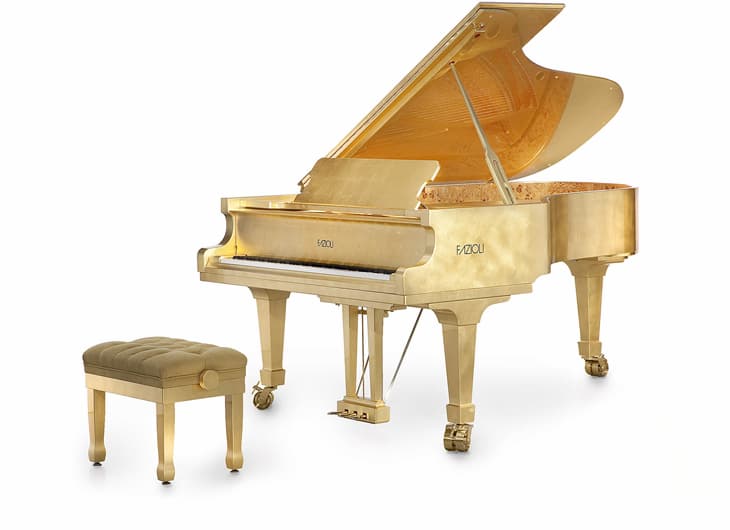 Gold Leaf Piano