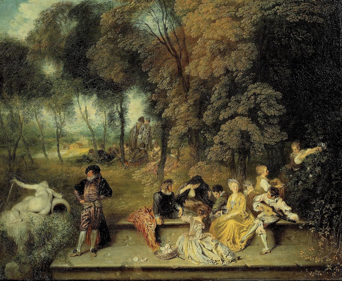  Antoine Watteau's Fête galante paintings