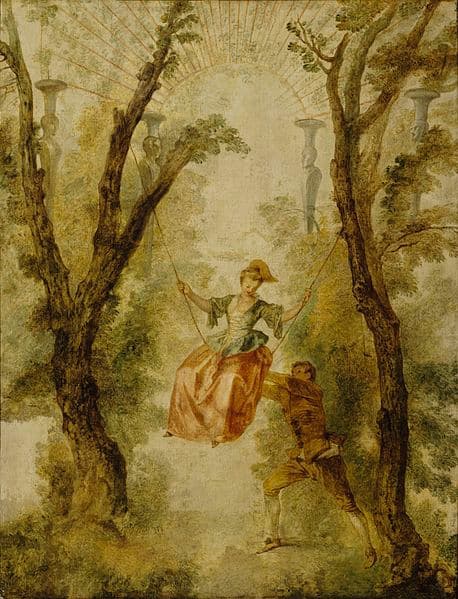 Watteau: The Swing, 1712 (Helsinki: Sinebrychoff Art Museum)