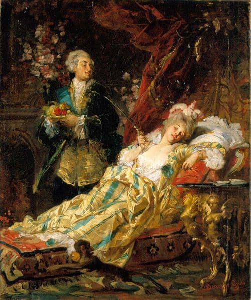 Gyula Benczúr: Louis XV and Madame Dubarry