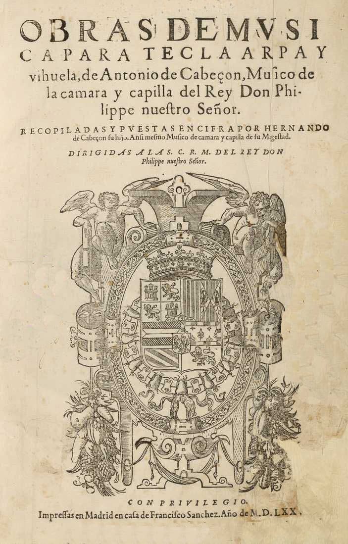 Obras de música para tecla, arpa y vihuela (Madrid, 1578)