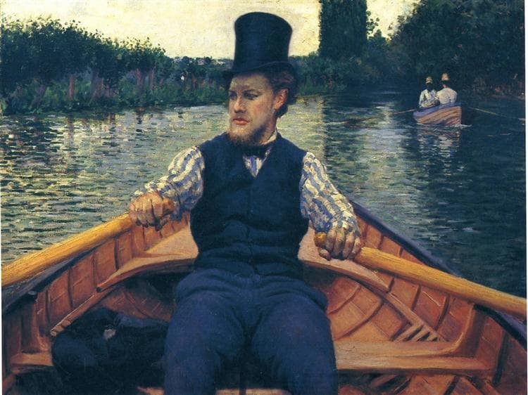 Caillebotte: Rower in a Top Hat, 1878 (private collection)