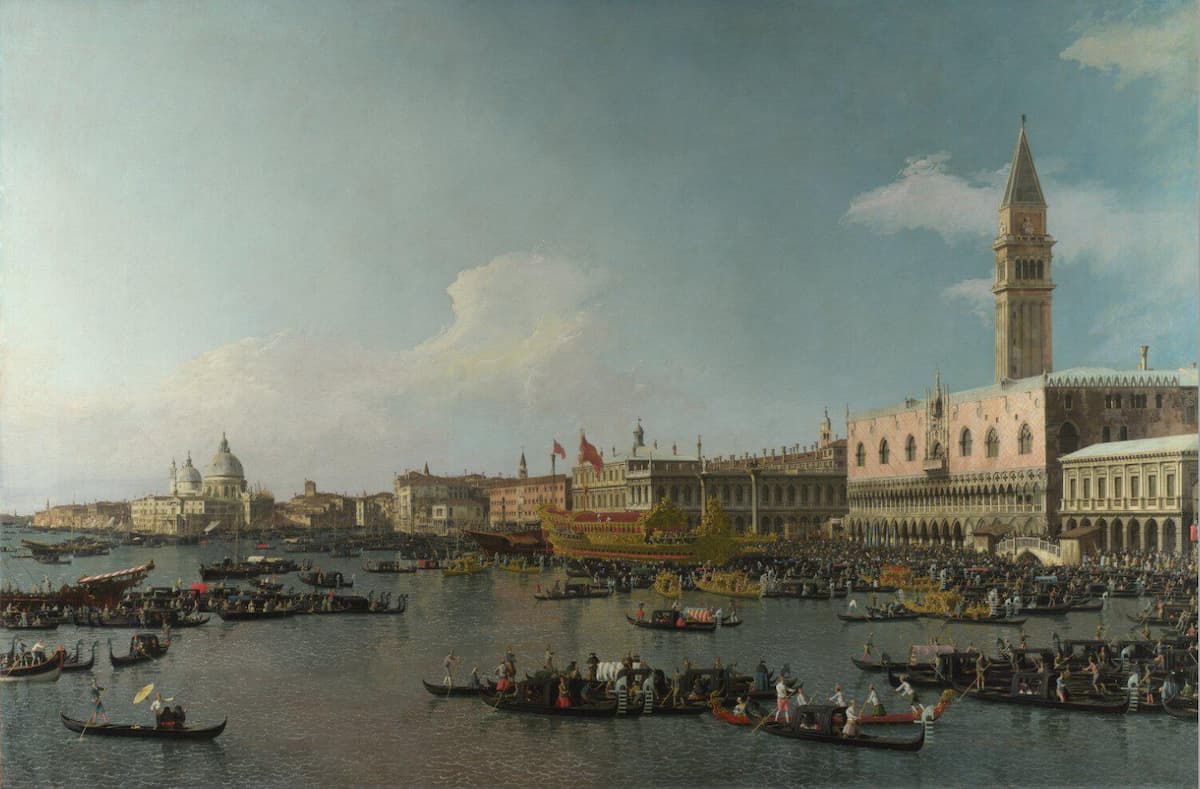 Canaletto: The Basin of San Marco on Ascension Day, ca 1740 (London: The National Gallery)