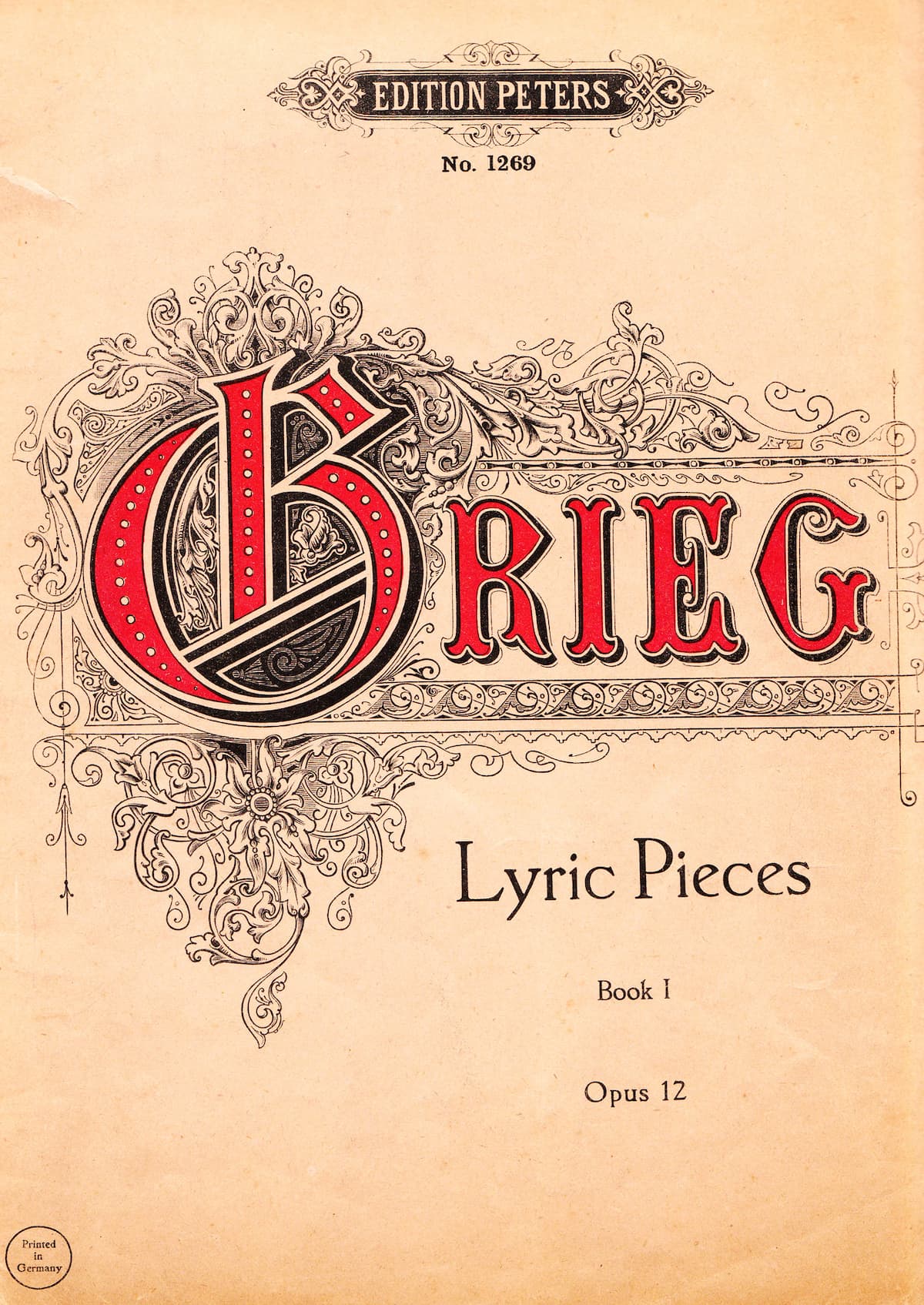 Edvard Grieg's Lyric Pieces, Op. 12 Book 1