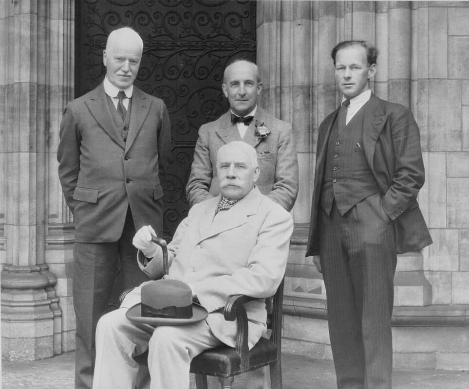 Edward Elgar at Hereford Cathedral, 1933