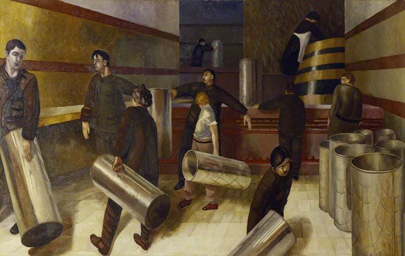 Spencer: Filling Tea Urns, 1927–1932 (National Trust, Sandham Memorial Chapel)