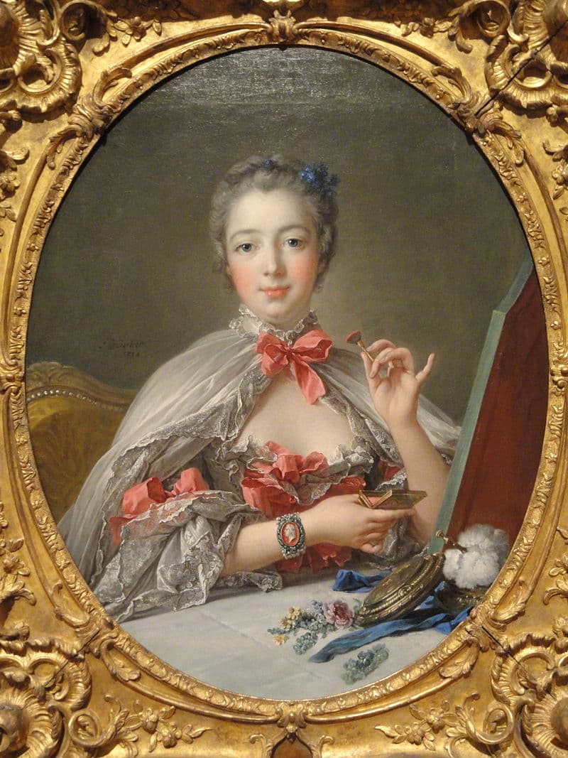 Jeanne-Antoinette Poisson, Marquise de Pompadour, by Francois Boucher