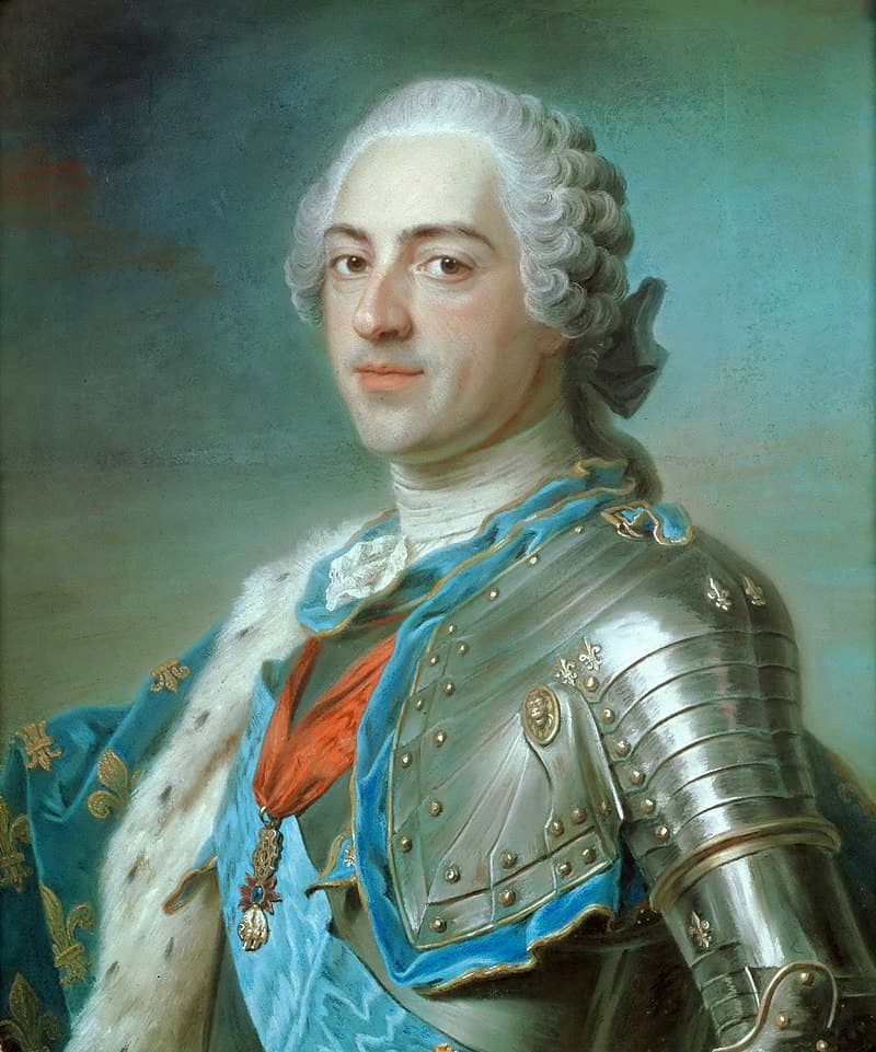 Louis XV by Maurice Quentin de La Tour, 1748