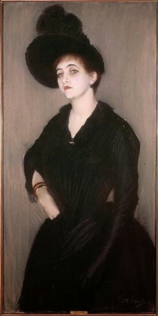 Portrait of Madame Vasnier by Jacques Emile Blanche