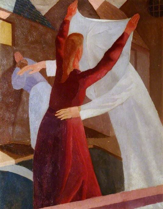 Spencer: St Veronica Unmasking Christ, 1937 (Stanley Spencer Gallery)