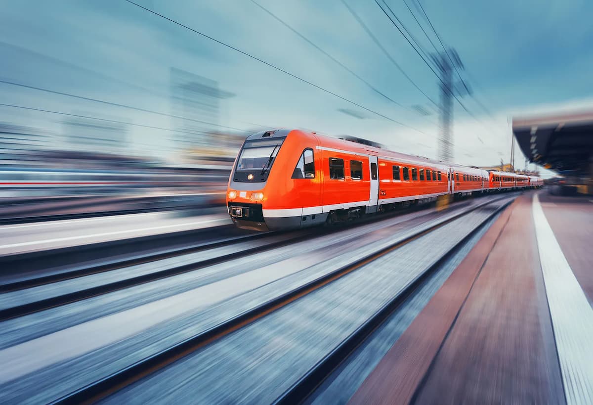 High Speed Railway Commuter Train