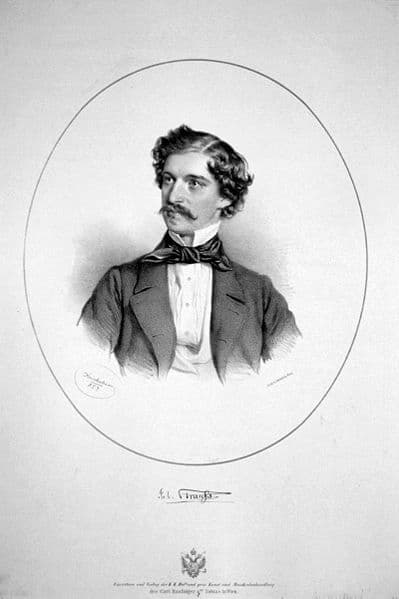 Josef Kriehuber: Johann Strauss Sohn, 1853