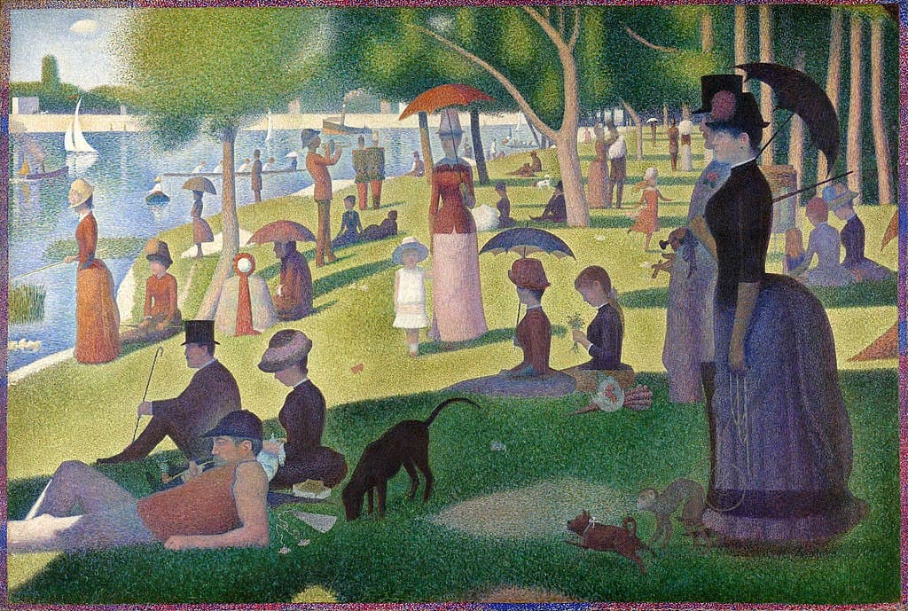 Seurat: A Sunday Afternoon on the Island of La Grande Jatte, 1886 (Art Institute of Chicago)