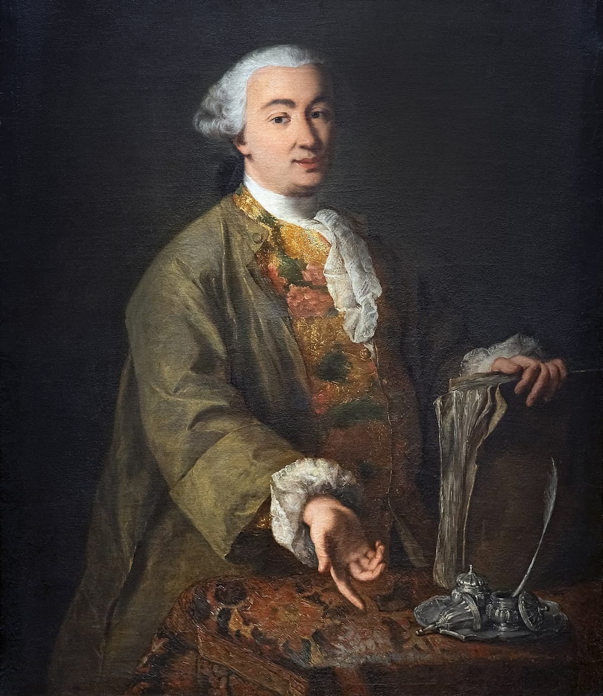 Alessandro Longhi: Porträt des Carlo Goldoni