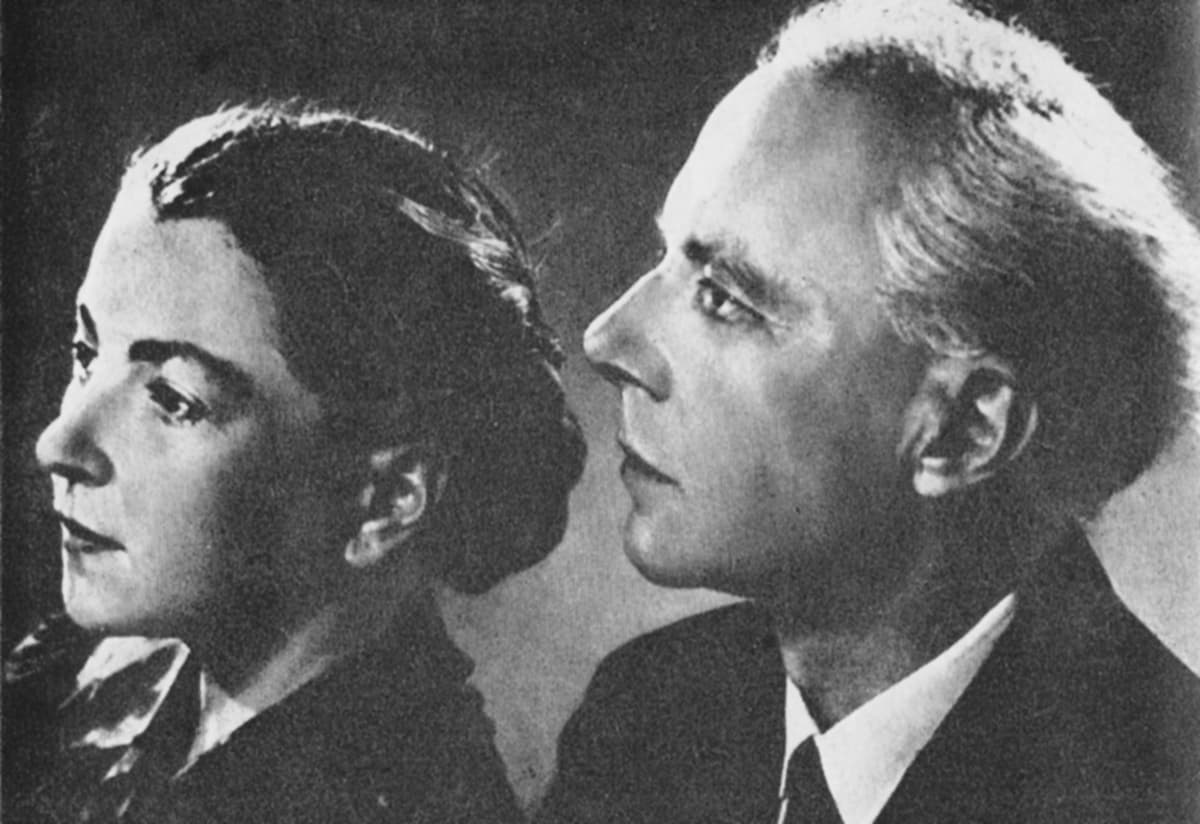 Béla Bartók and his wife Ditta Pasztory