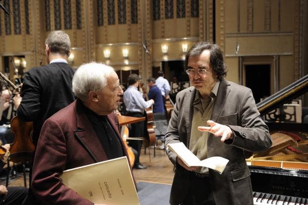 Pierre Boulez and Pierre-Laurent Aimard