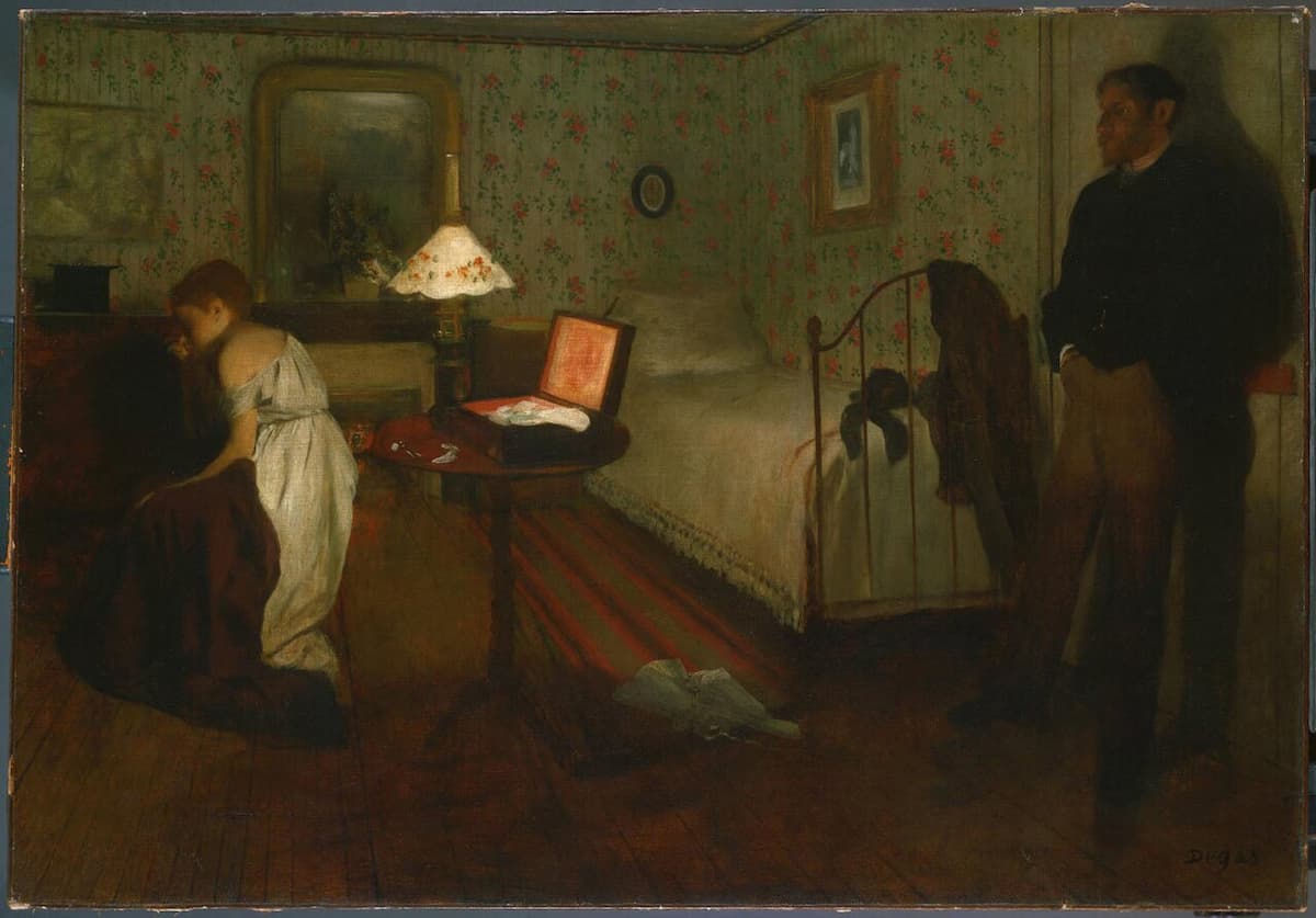 Degas: Intérior / Le Viol (The Rape), 1869 (Philadelphia Museum of Art)