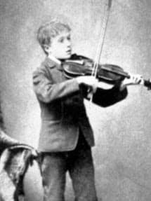 Gustav Holst as a boy