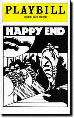 Weill's Happy End Broadway Playbill