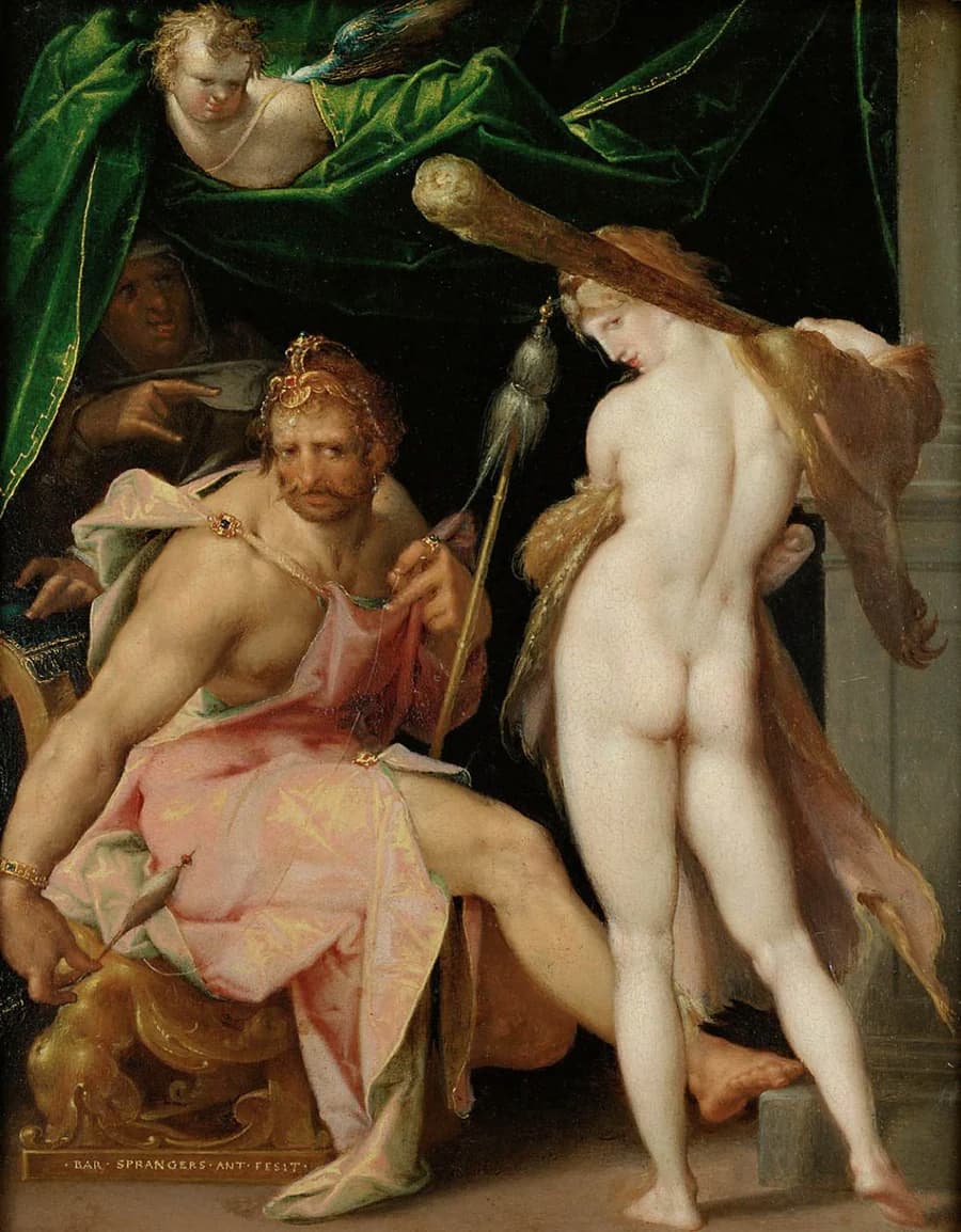 Bartholomaeus Spranger: Hercules and Omphale, ca. 1600 (Vienna: Kunsthistorisches Museum)