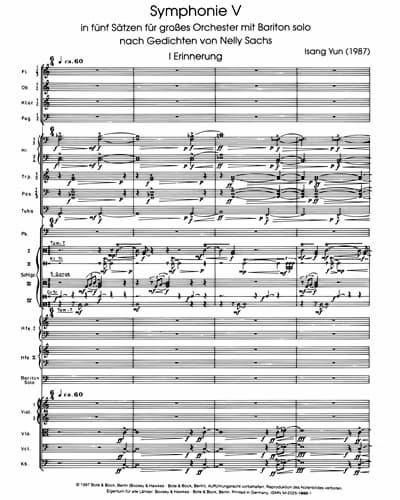 Isang Yun's Symphony V