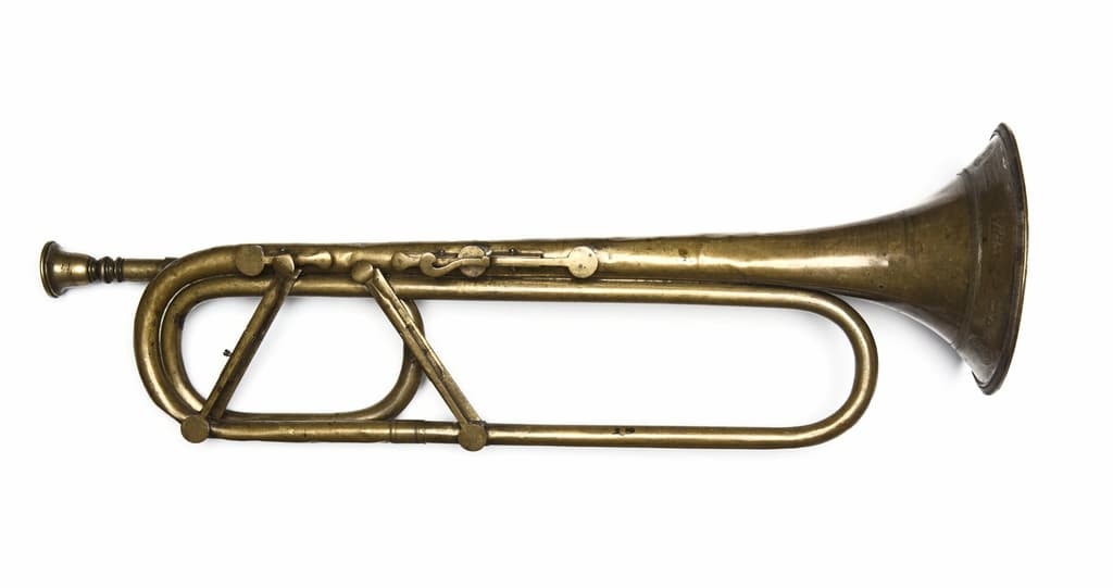 5-key Keyed Trumpet, c. 1830 by Franz Stöhr, Prague. (Musical Instruments Museum Edinburgh) (Photographed by Dominic Ibbotson)