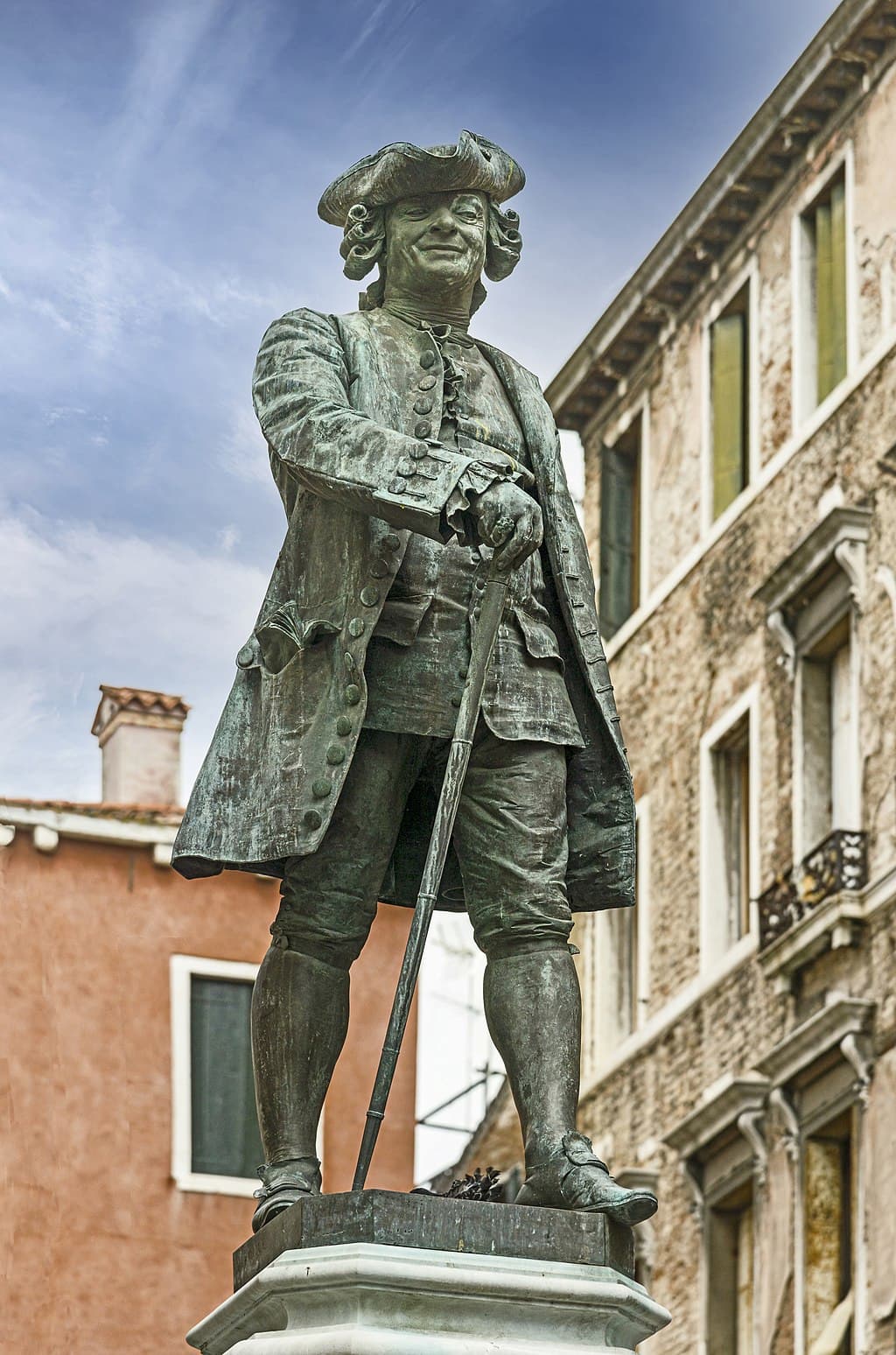 Monument of Carlo Goldoni in Venice