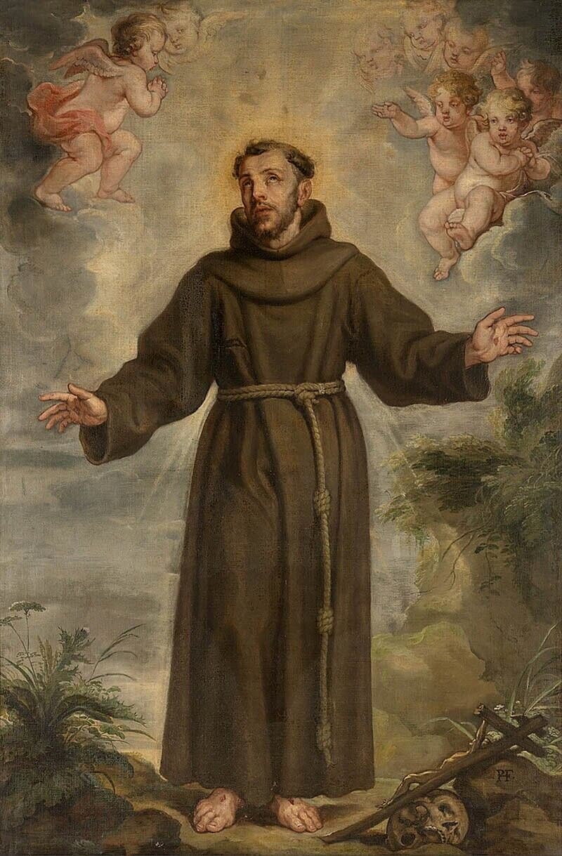 Philip Fuytier: St Francis of Assisi, 1650 (Royal Museum of Fine Arts Antwerp)