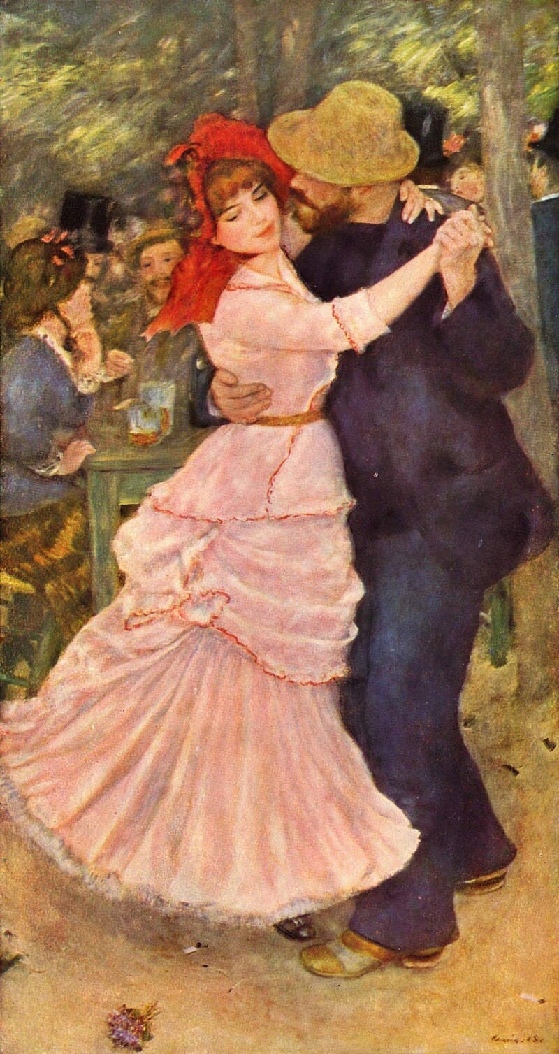 Pierre-Auguste Renoir: Dance at Bougival, 1883 (Boston: Museum of Fine Arts)