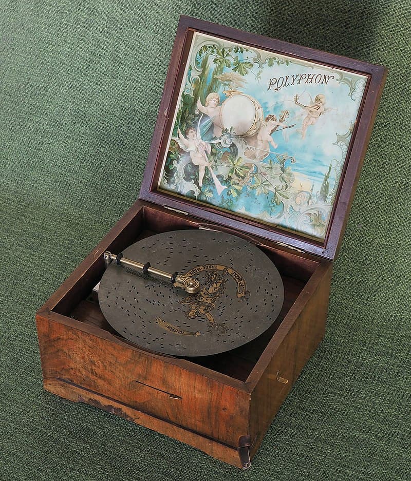 Music box by Polyphon-Musikwerke, ca. 1905 (Leipzig, Germany)