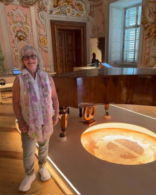 St. Florian Monastery - Janet Horvath with Bruckner's piano