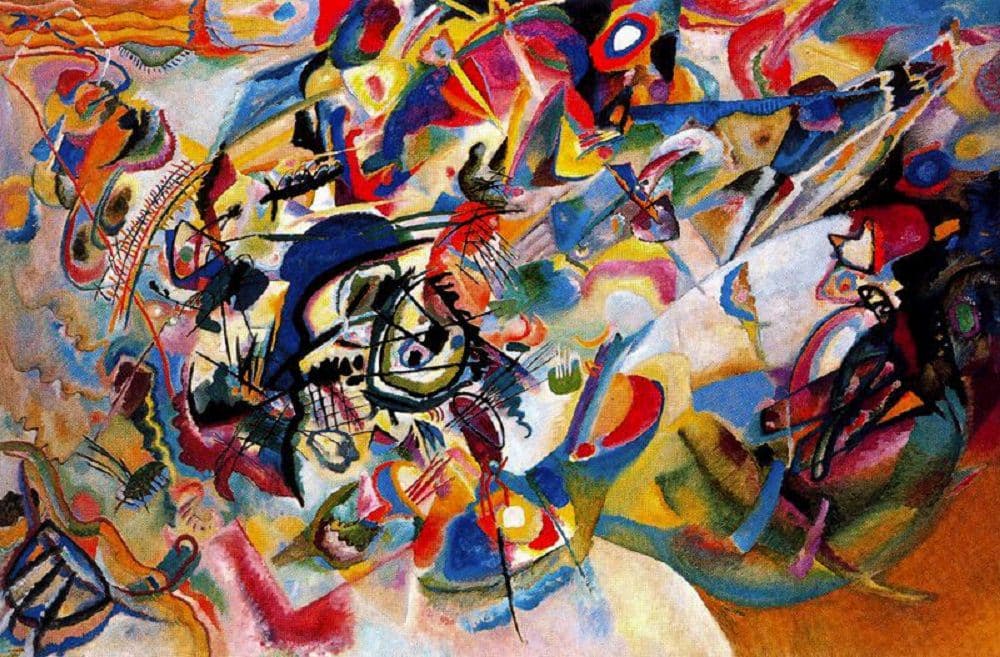 Vassily Kandinsky: Composition VII, 1913 (Moscow: Tretyakov Gallery)