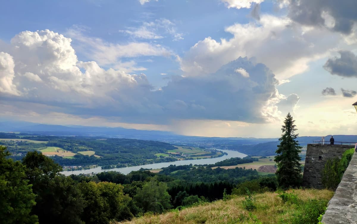 View from Pilgrimage Church of Maria Taferi