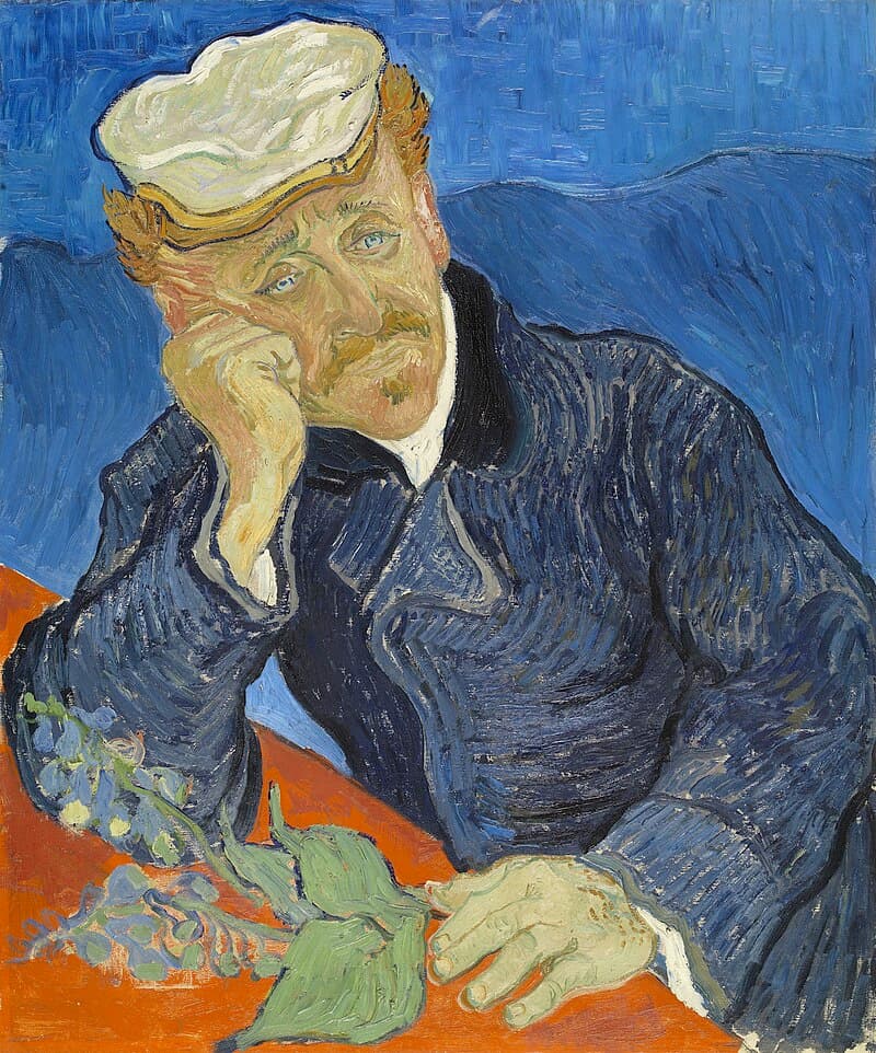 Van Gogh: Portrait of Dr. Gachet,1890 (Paris: Musée d’Orsay)