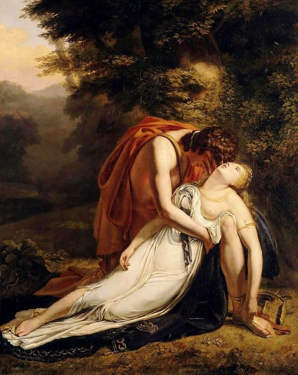 Ary Scheffer: Orpheus Mourning the Death of Eurydice, 1814