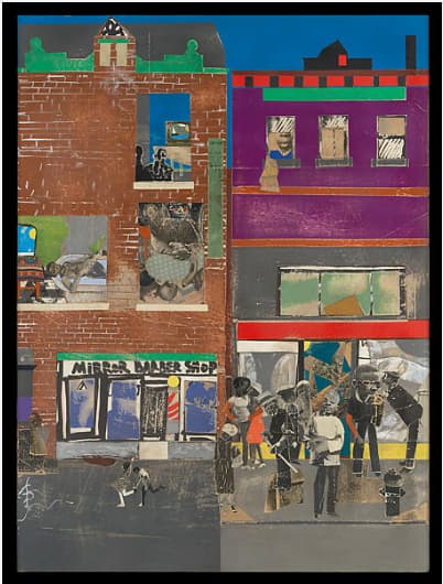 Bearden: The Block (detail 6), 1971 (Metropolitan Museum of Art)